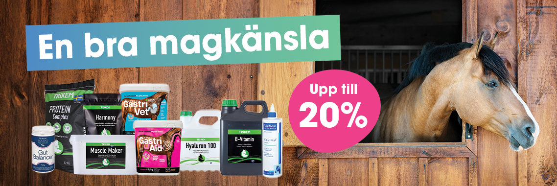 Magprodukter för häst
