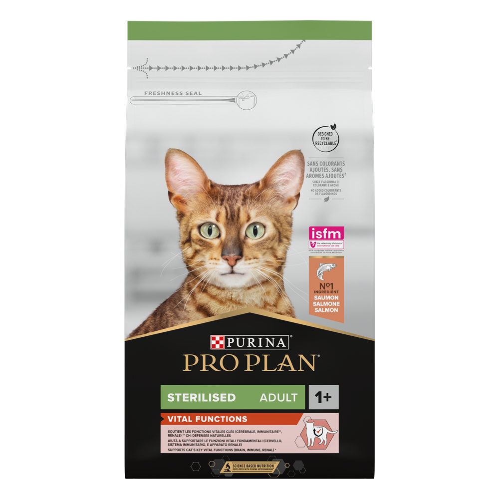Purina Pro Plan Cat Sterilised Vital Function med Lax 1,5 kg