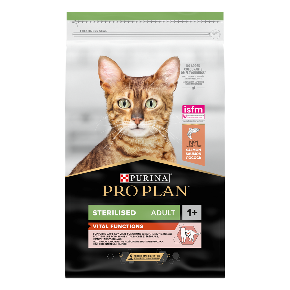 Purina Pro Plan Cat Sterilised Vital Function med Lax 10 kg