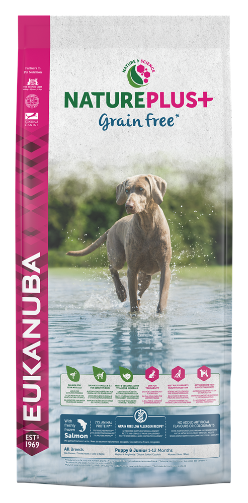 Dog Nature+ Grain Free Puppy Salmon 10 kg | Vetapotek