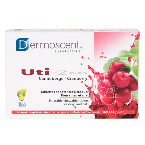 Urintillskott Dermoscent Uti-Zen Hund & Katt 30 st