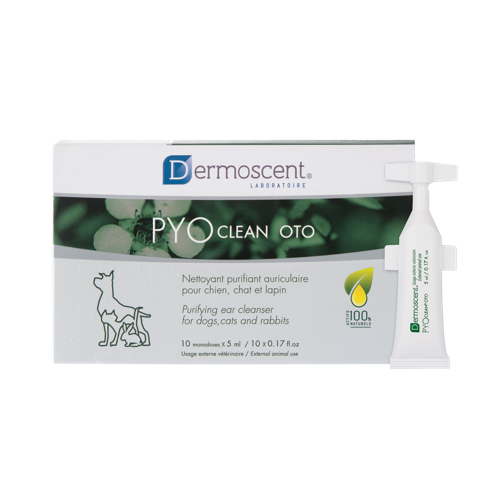 Örongrengöring Dermoscent PYOclean Oto Hund & Katt 10x5 ml
