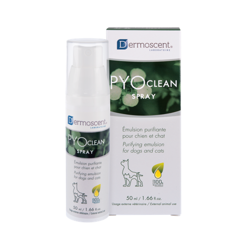 Rengöringssprej Dermoscent PYOclean Spray Hund & Katt 50 ml