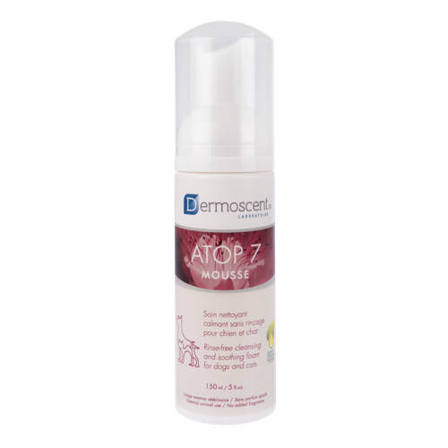Rengöringsmousse Dermoscent ATOP 7 Mousse för Hund & Katt 150 ml
