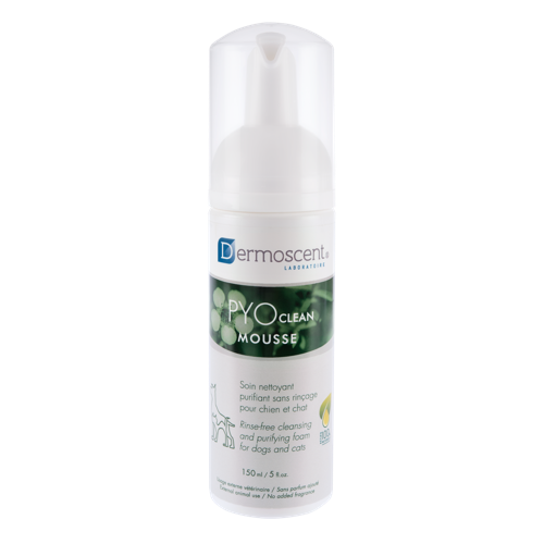 Rengöringsmousse Dermoscent PYOclean Mousse Hund & Katt 150 ml