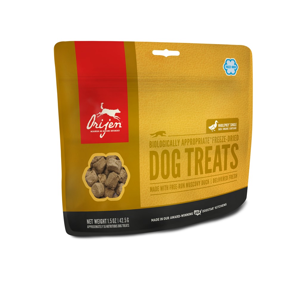 Hundgodis Orijen Treats Free-Run Duck 42,5 g | Vetapotek