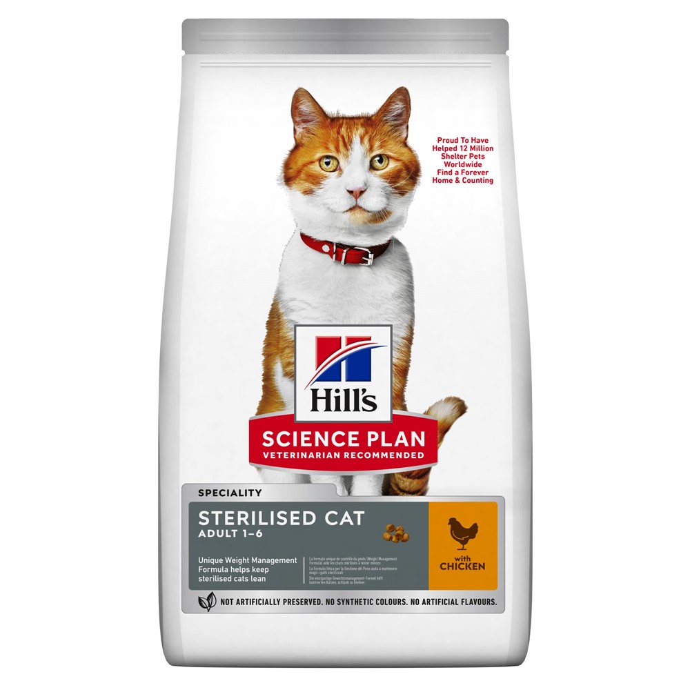 Hill's Science Plan Sterilised Cat Adult Chicken 7 kg
