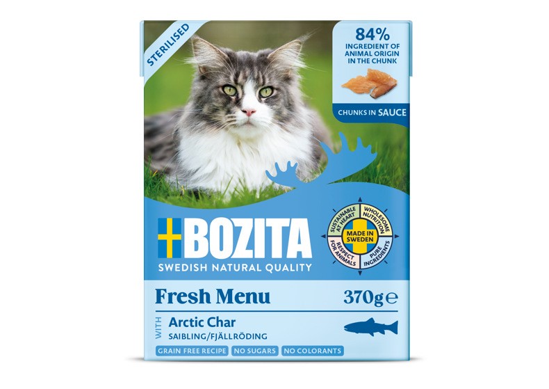 BOZITA Multibox Meat Menu Fleisch Menü – Häppchen in Gelee 12 x 85 g
