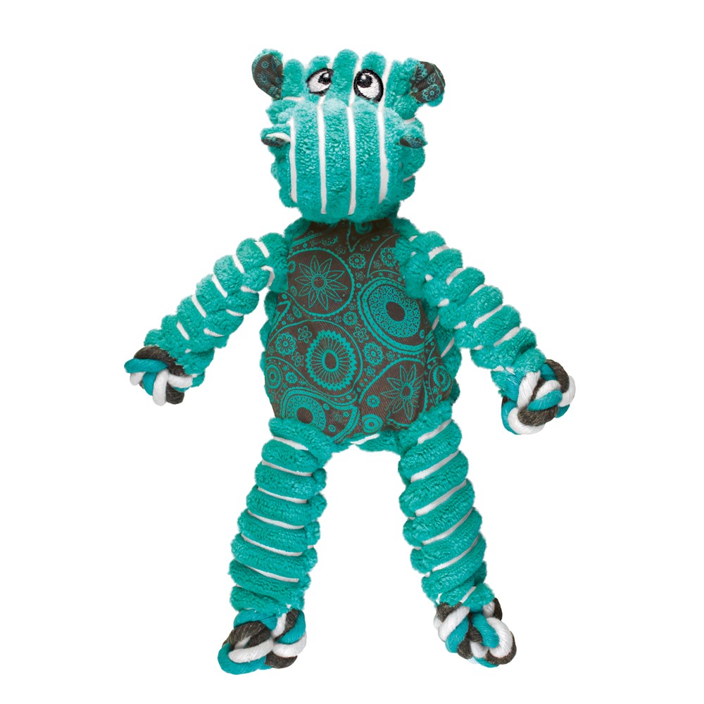Hundleksak KONG Floppy Knots Flodhäst 33 cm