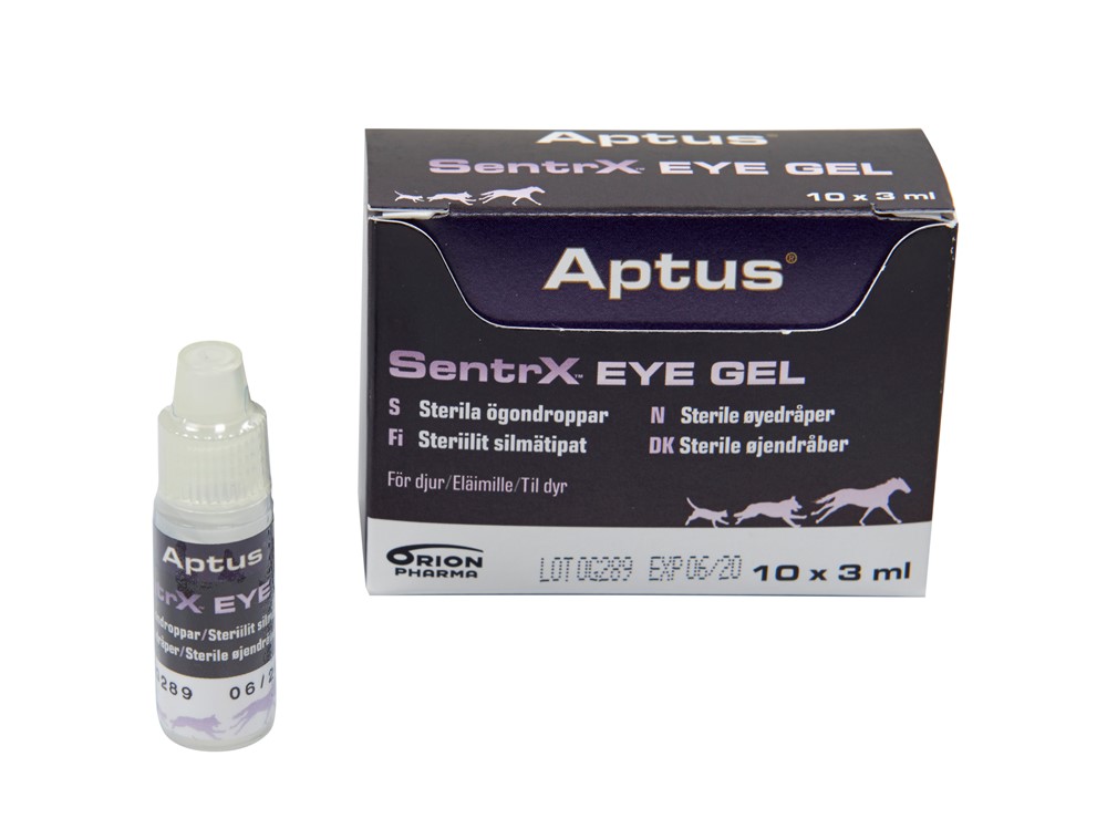 slack en milliard Medicin Ögondroppar Aptus Sentrx eye gel 10x3ml | Vetapotek