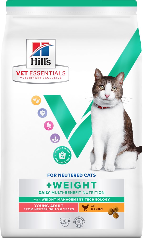 Hill's Vet Essentials Feline Neutered +Weight Young Adult Chicken 3 kg