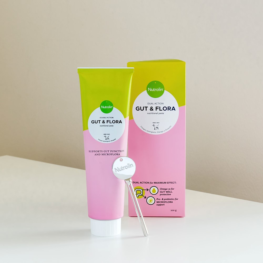 Fodertillskott Nutrolin Gut & Flora Paste 200 g