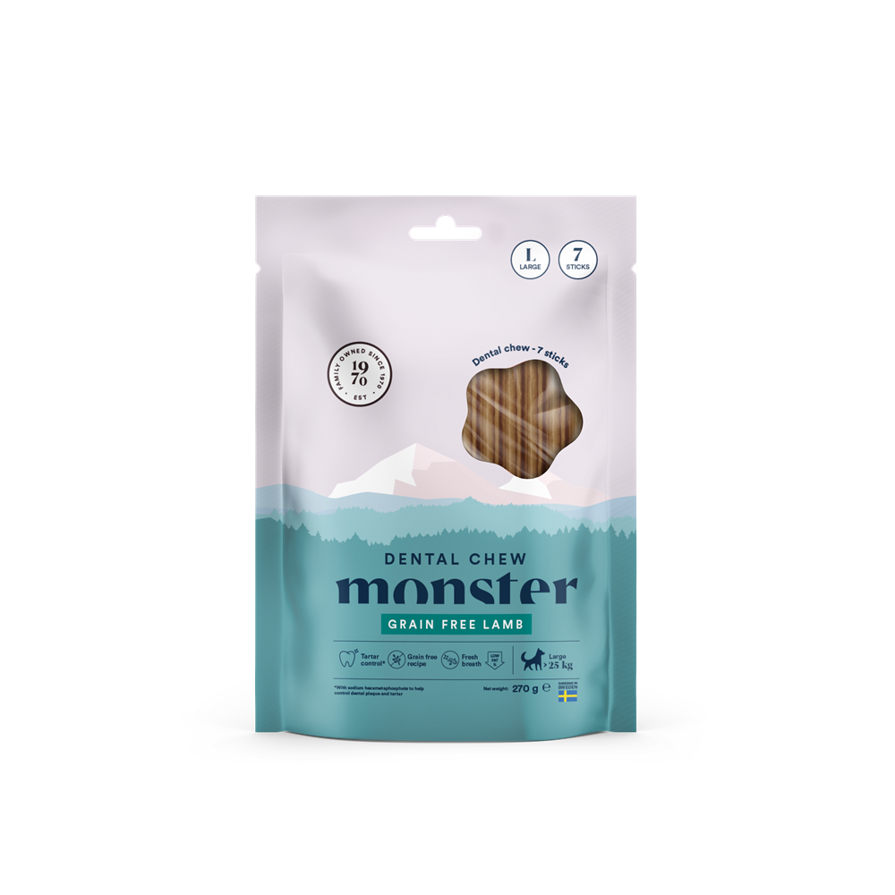Monster Dog Dental Bites Lamb 250 g