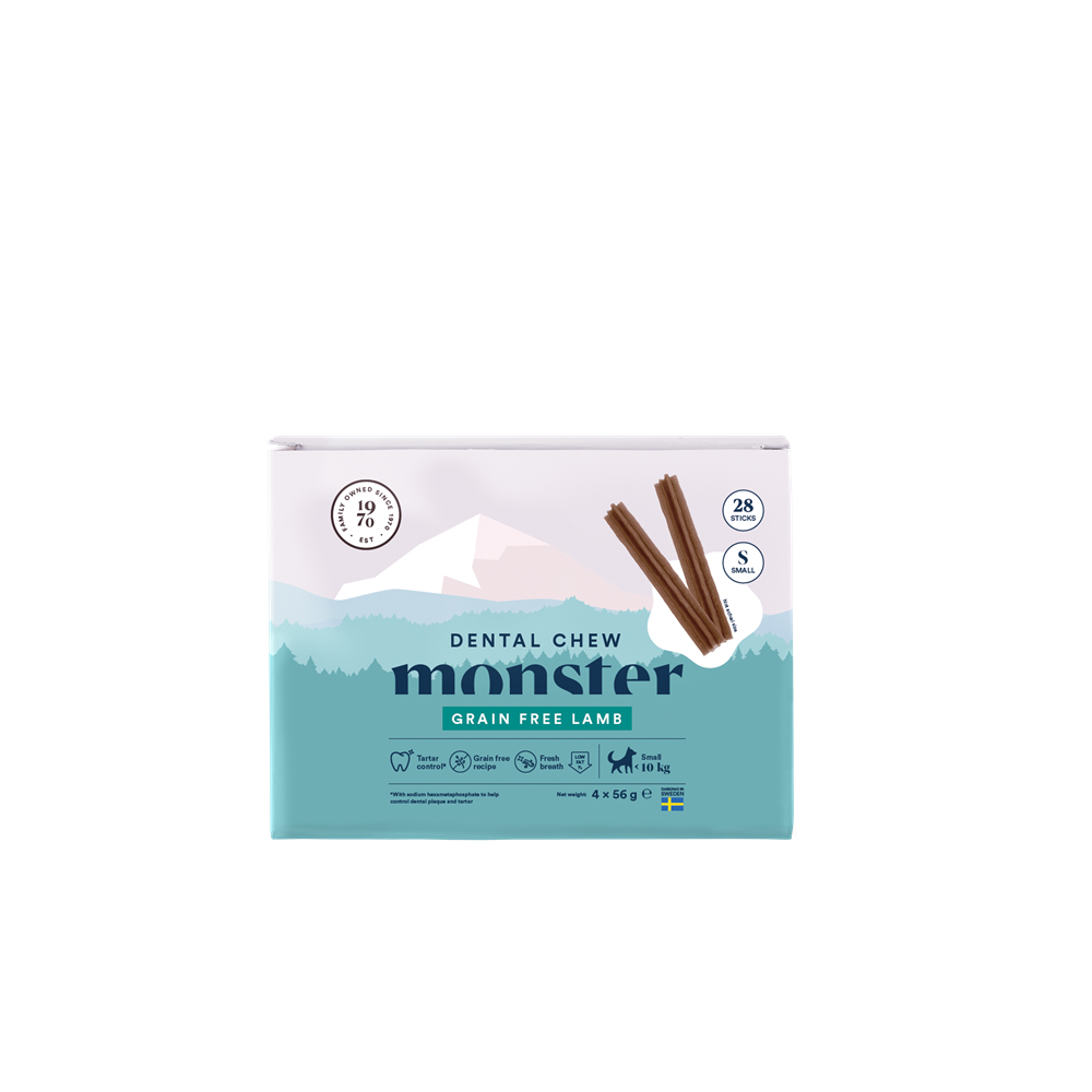 Monster Dog Dental Chew Lamb S 28 st 224 g | Hund - Vard-skotsel - Tandvard | DogStyle