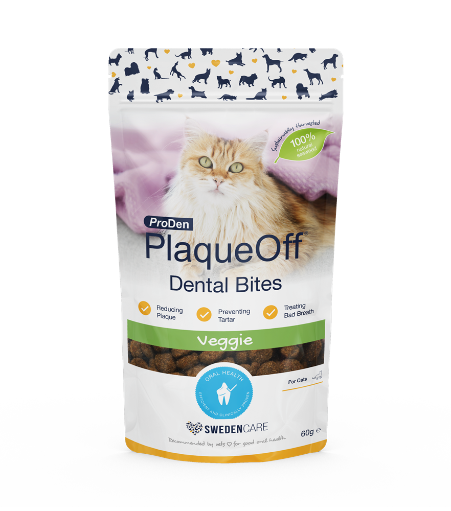Swedencare PRODEN PlaqueOff Dental Bites Cat 60 g