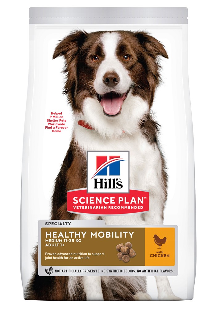 Hill's Science Plan Hund Healthy Mobility Medium Vuxen Kyckling 2,5 kg