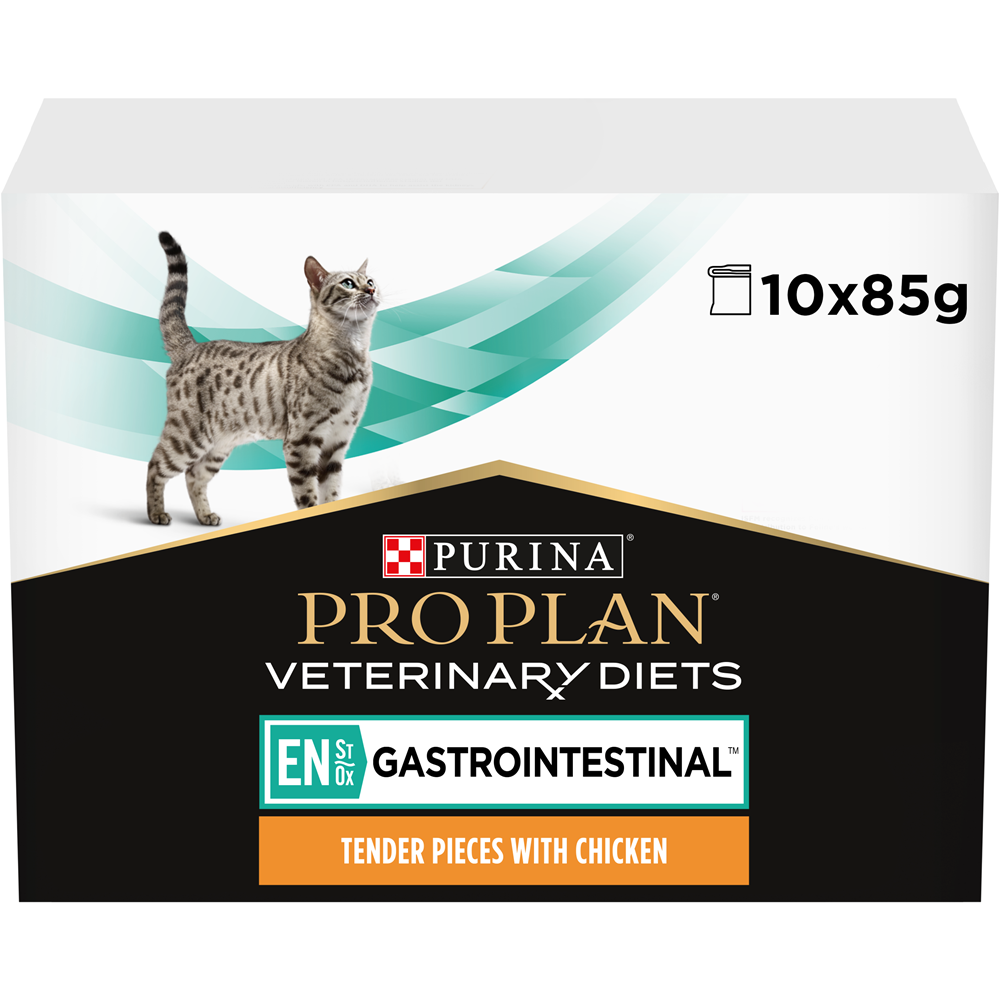 Purina Pro Plan Veterinary Diet Feline EN Gastrointestinal Chicken wet 10x85 g
