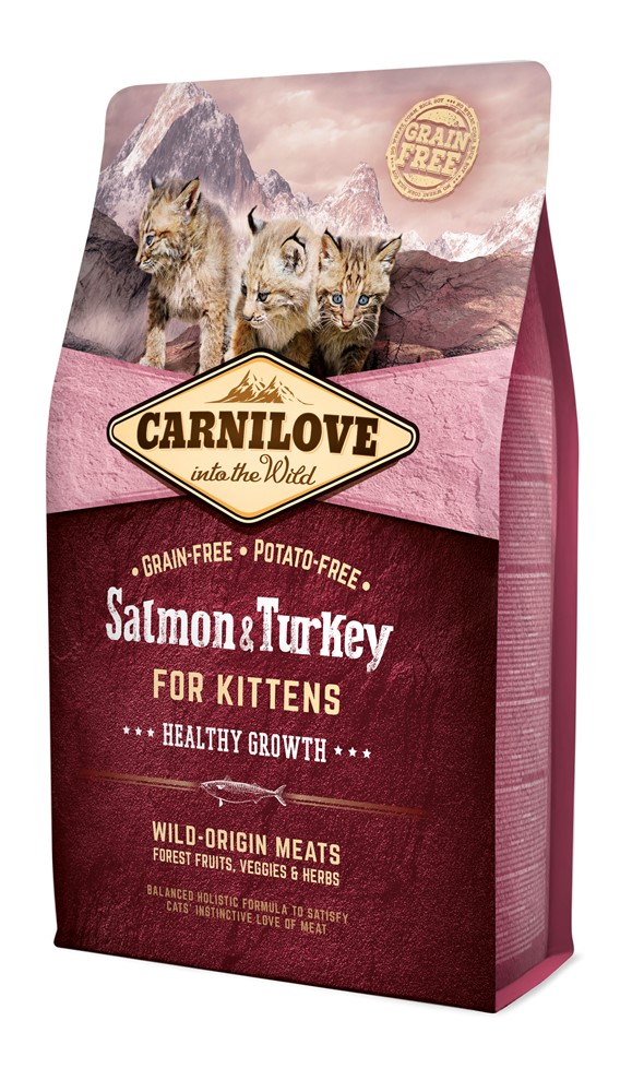 Carnilove Salmon & Turkey Healthy Growth Kitten 2 kg