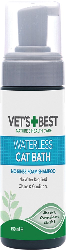 Vets Best Waterless Cat Bath Torrschampo för katter 150 ml