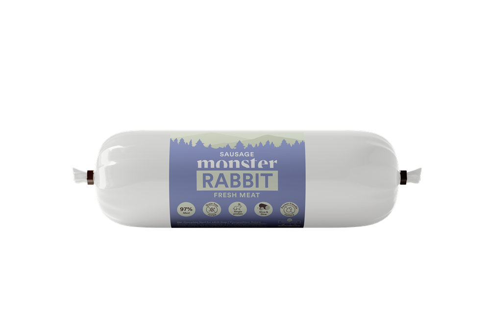 Monster Dog Sausage Rabbit 12x400 g