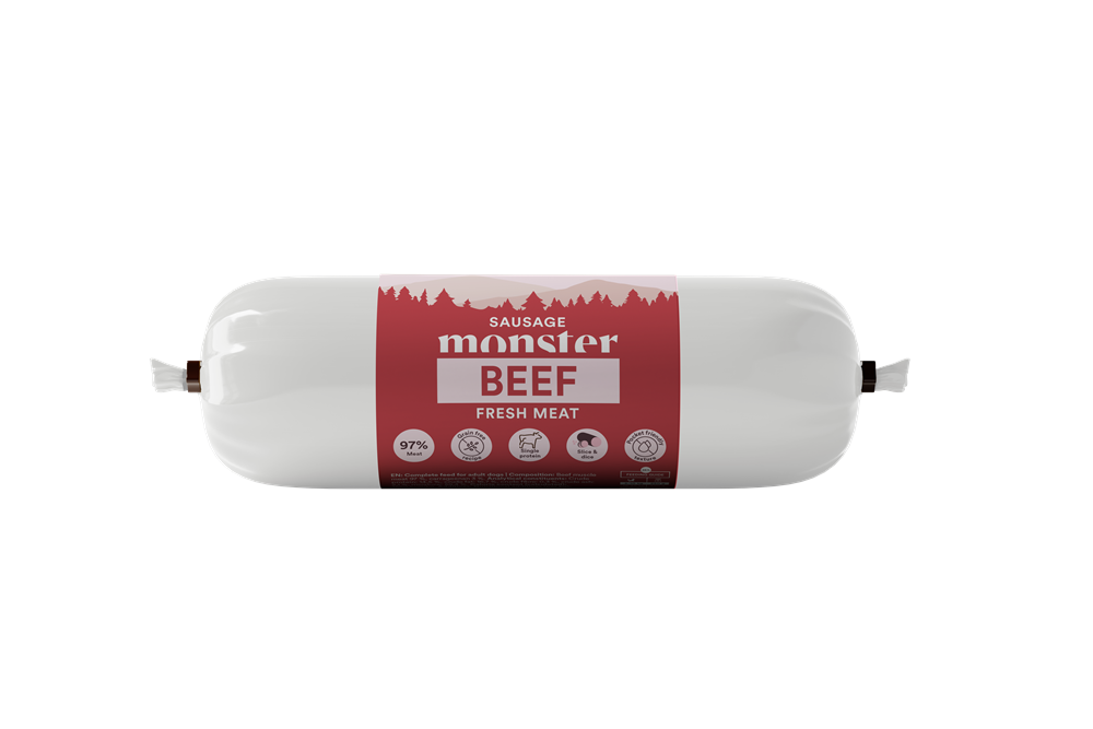 Monster Dog Sausage Beef 12x400 g