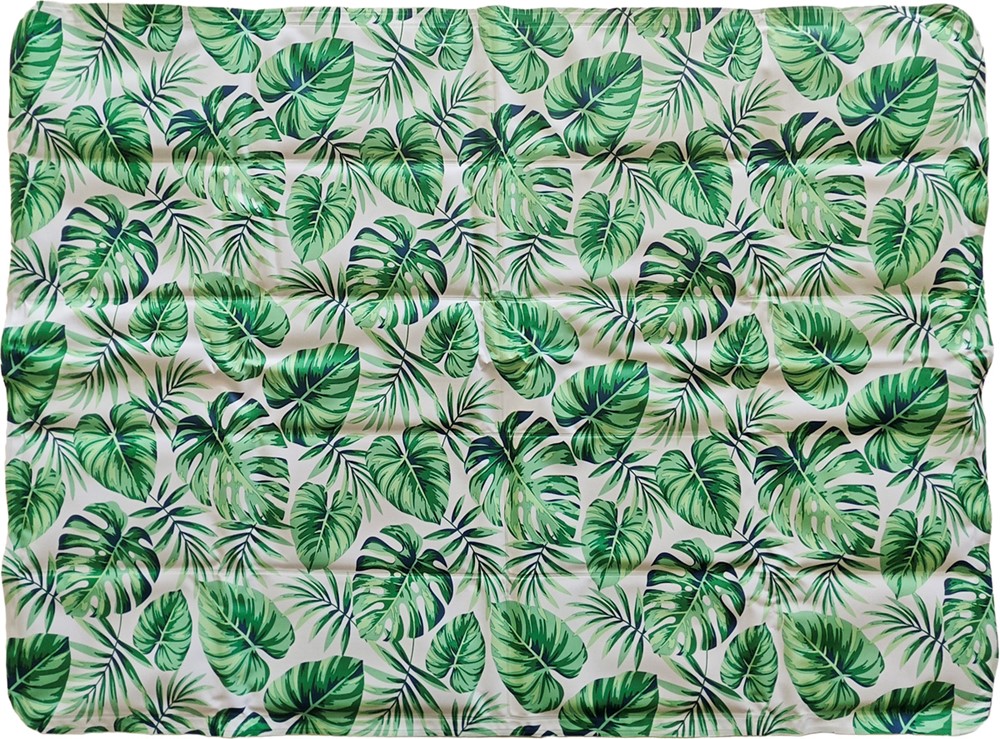 Kylmatta Ozami Cooling Mat Green Leaf 60x90 cm