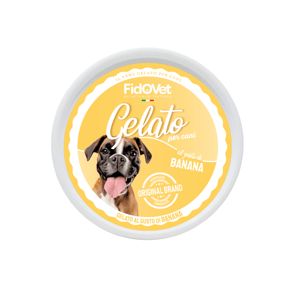 Hundglass Fidovet Gelato Banan 40 g