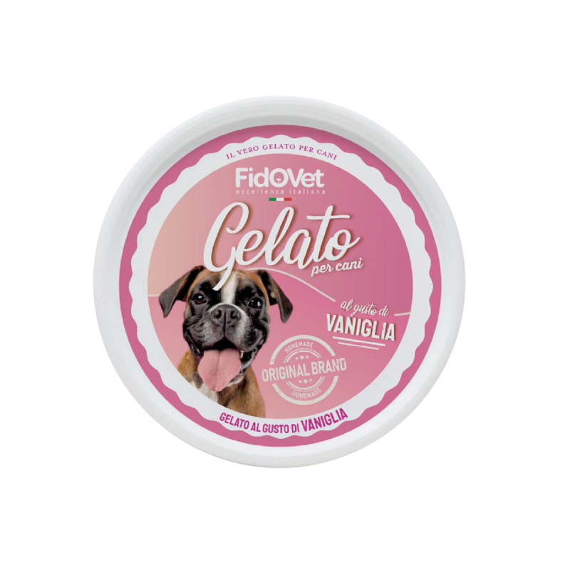 Hundglass Fidovet Gelato Vanilj 40 g