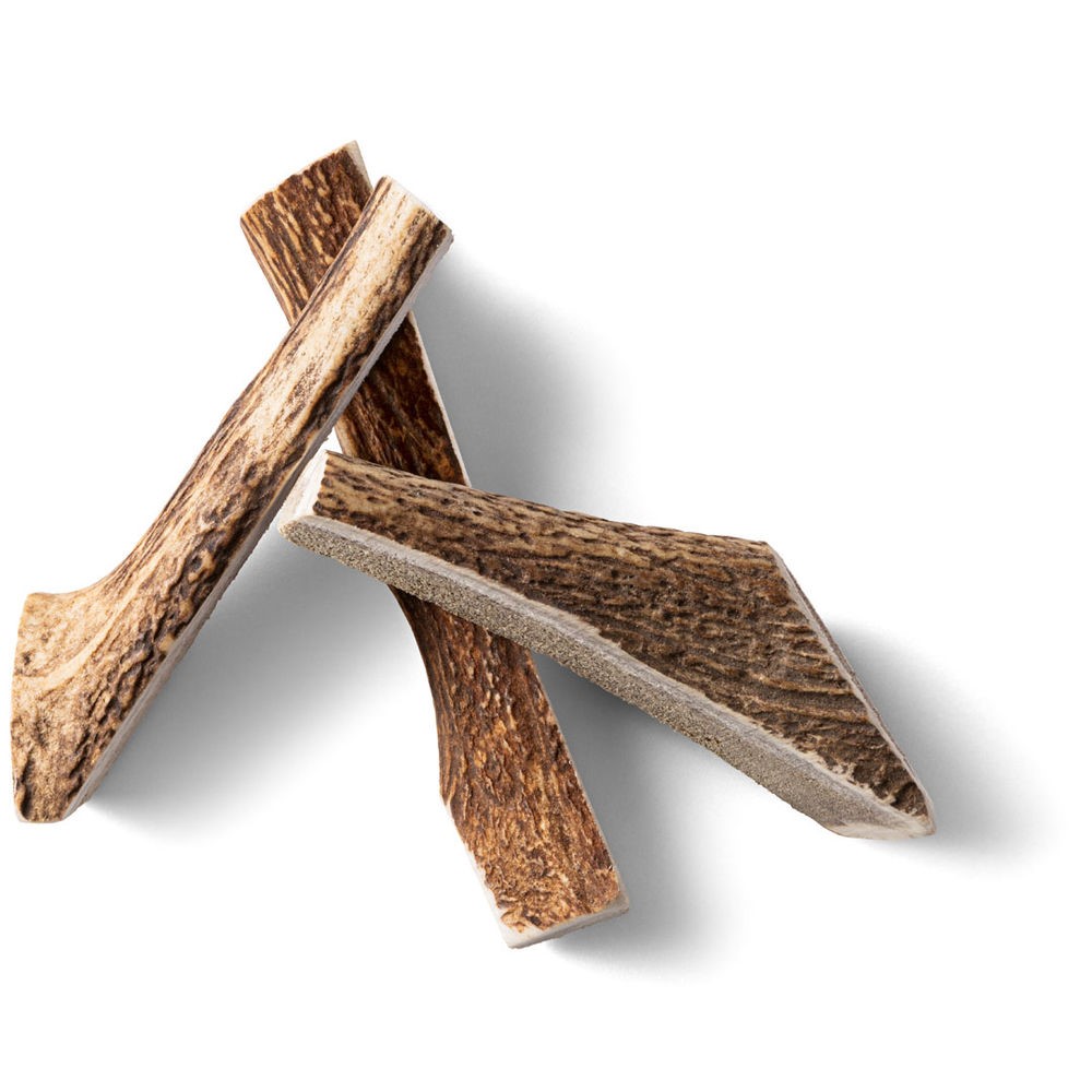 Hjorthorn Rauh Split Antler M