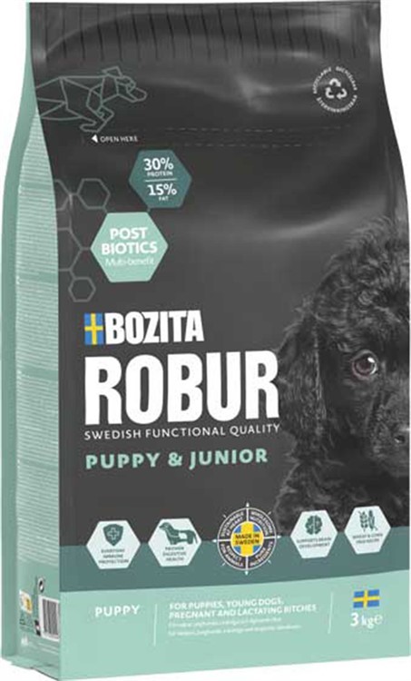 Bozita Robur Puppy & Junior 3 kg