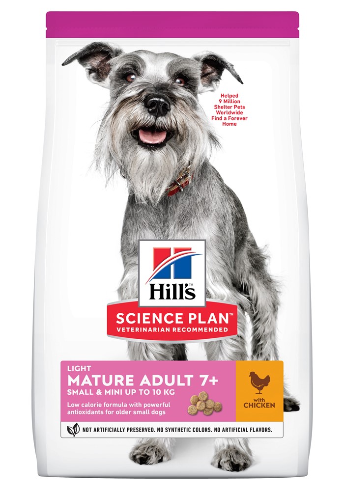 Hill's Science Plan Hund Light Mature Small & Mini Kyckling 2,5 kg
