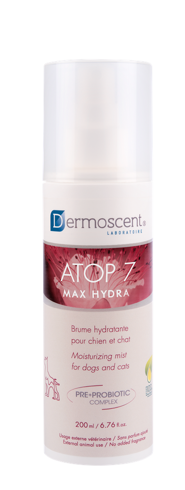 Återfuktande sprej Dermoscent ATOP 7 Max Hydra 200 ml | Hund - Vard-skotsel - Hygien-palsvard-hudvard | DogStyle