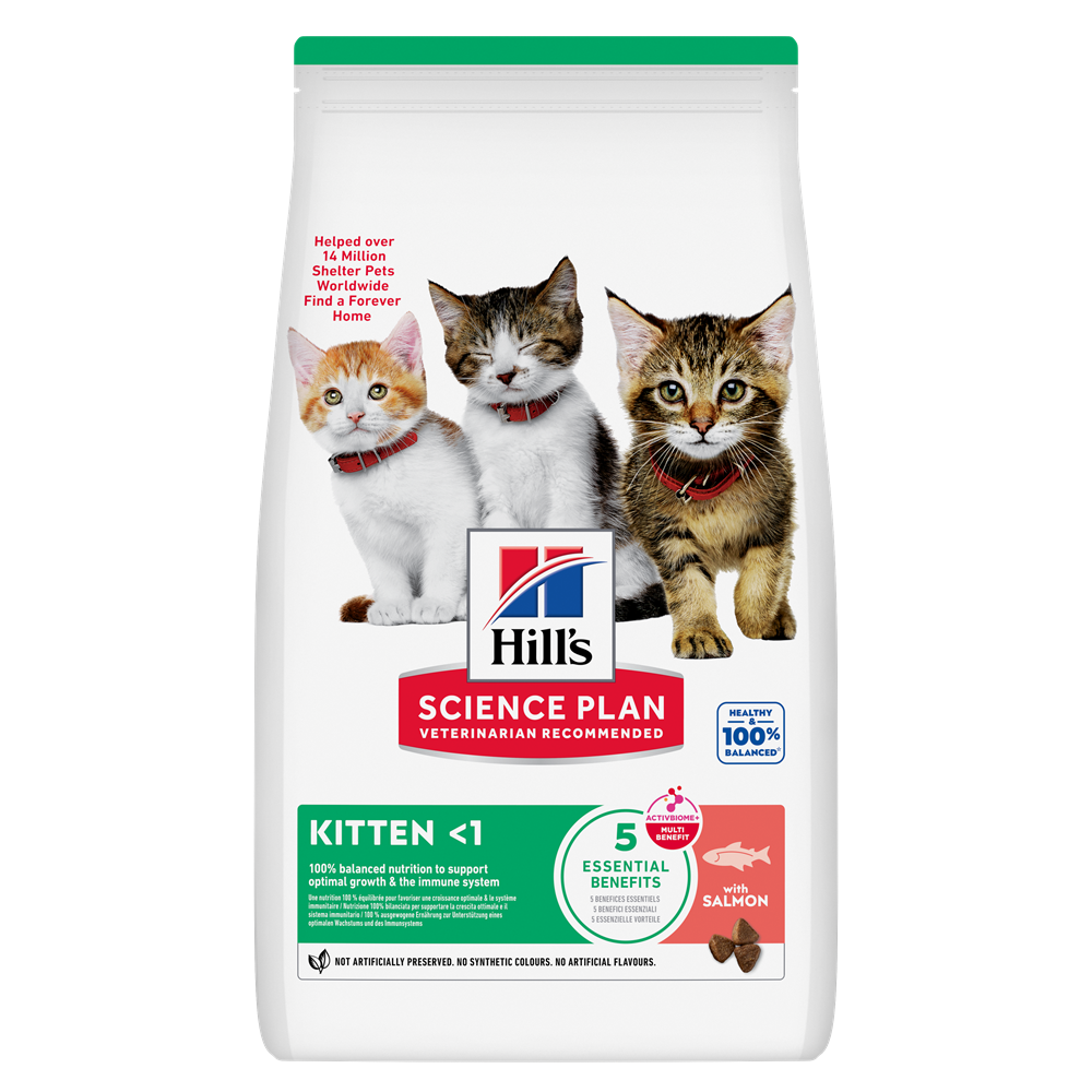 Hills Science Plan Kitten Salmon 1,5 kg | Katt - Foder - Torrfoder | DogStyle