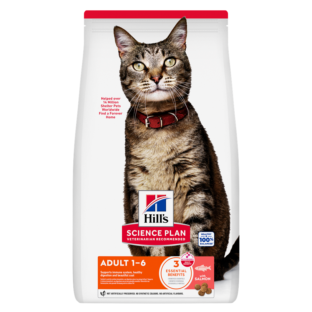 Hills Science Plan Adult Cat Food Salmon 1,5 kg | Katt - Foder - Torrfoder | DogStyle