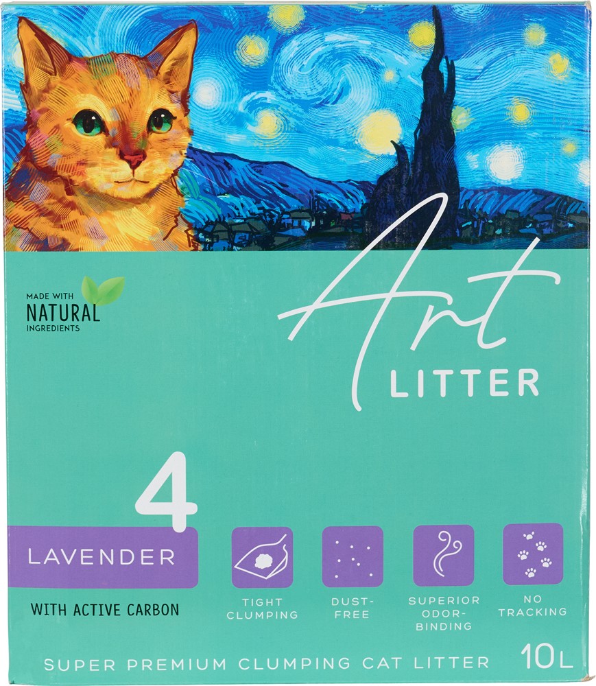 Art Litter Kattsand Lavender 10 Liter