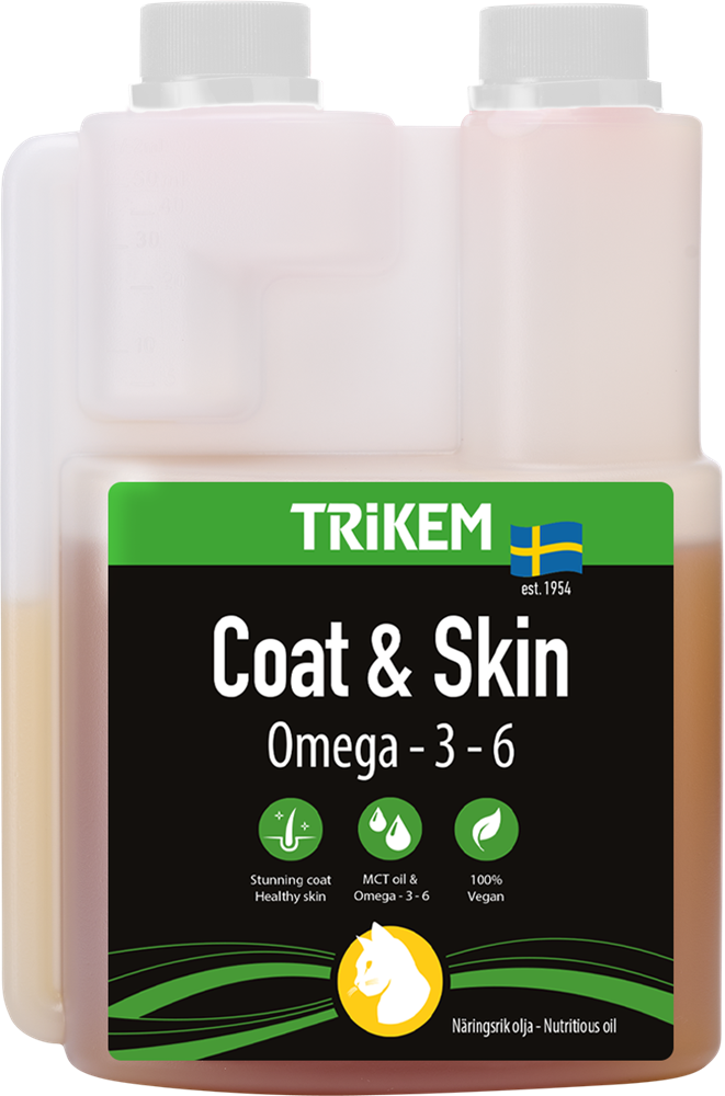 Trikem Coat & Skin Hud & P&auml;ls Katt 300 ml
