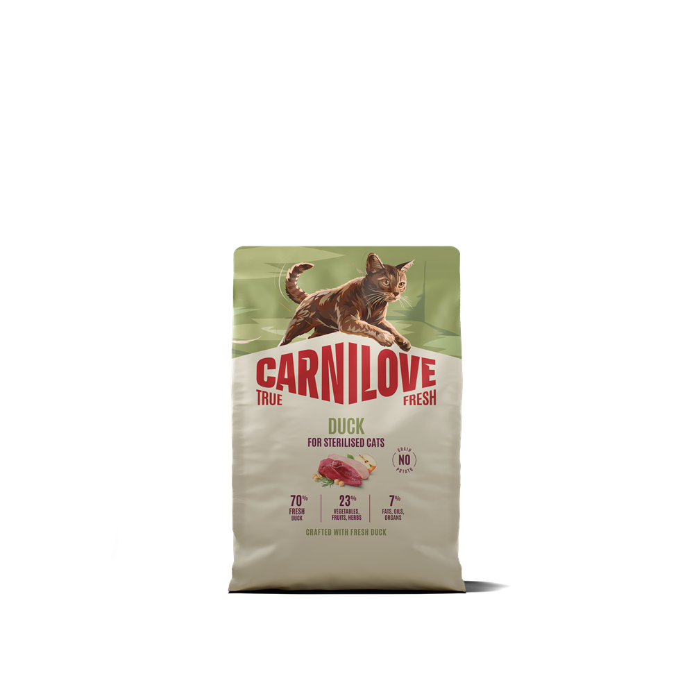 Carnilove True Fresh Cat Dry Duck for Sterilised Adult All Breeds - 2 kg