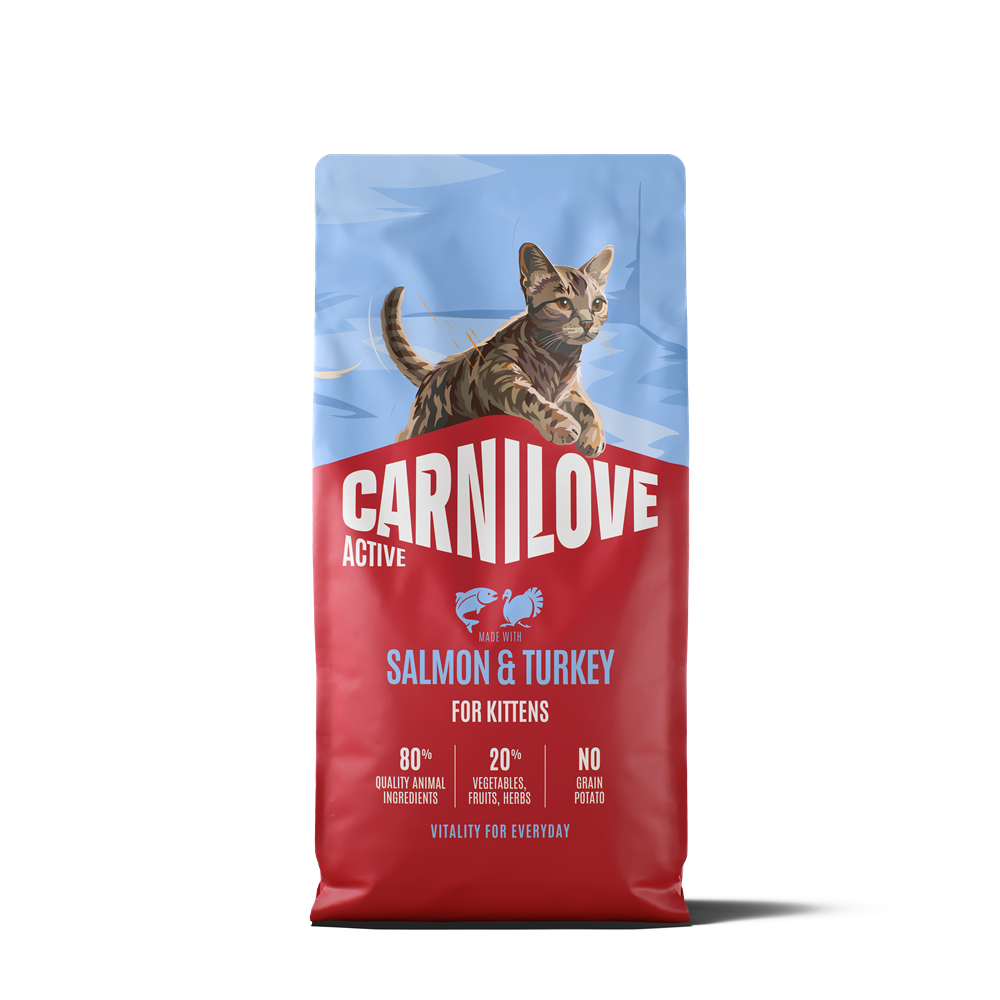 Carnilove Active Cat Dry Salmon & Turkey for Kittens - 6 kg