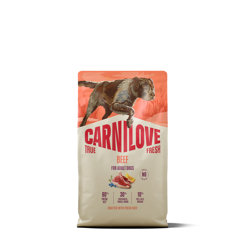 Carnilove True Fresh Dog Adult All Breeds Beef torrfoder för hund 4 kg