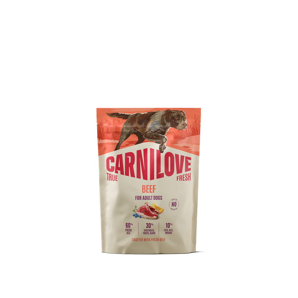 Carnilove True Fresh Dog Adult All Breeds Beef torrfoder för hund 1,5 kg