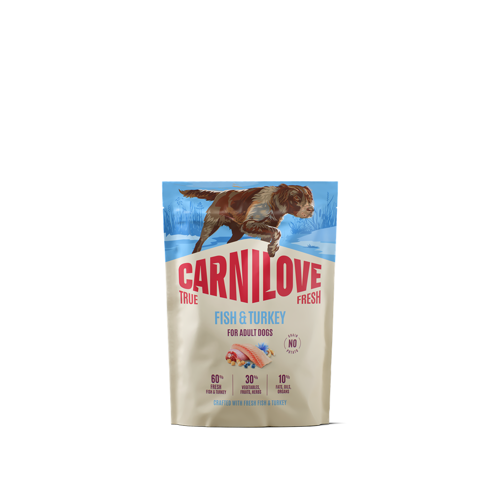 Carnilove True Fresh Dog Adult All Breeds Fish & Turkey torrfoder för hund 1,5 kg