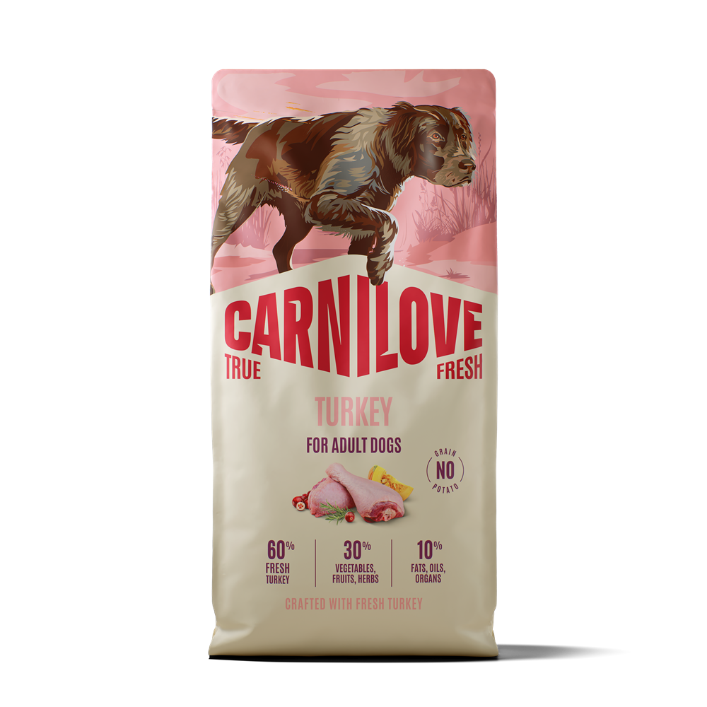 Carnilove True Fresh Dog Adult All Breeds Turkey torrfoder för hund 12 kg