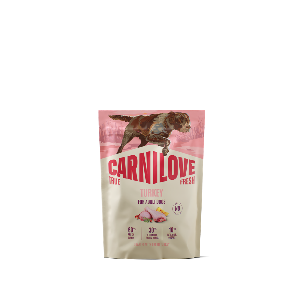 Carnilove True Fresh Dog Adult All Breeds Turkey torrfoder för hund 1,5 kg