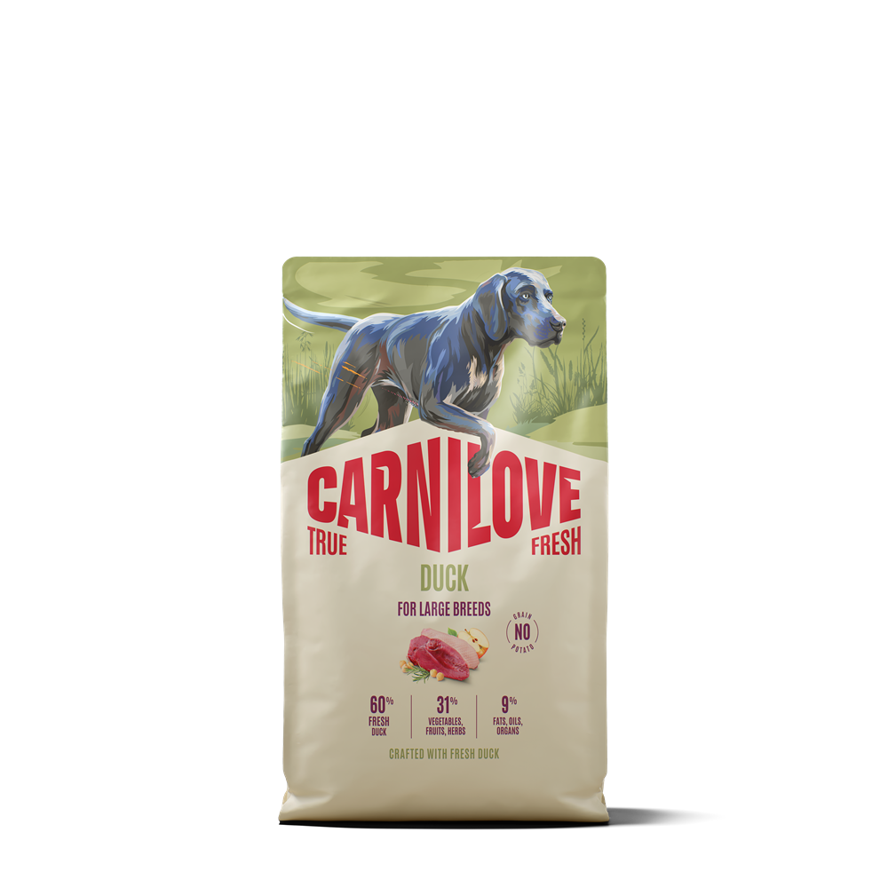 Carnilove True Fresh Dog Adult Large Breed Duck torrfoder för hund 4 kg
