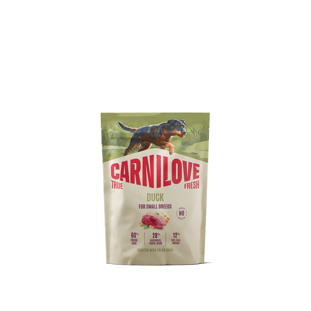 Carnilove True Fresh Dog Adult Small Breed Duck torrfoder för hund 1,5 kg