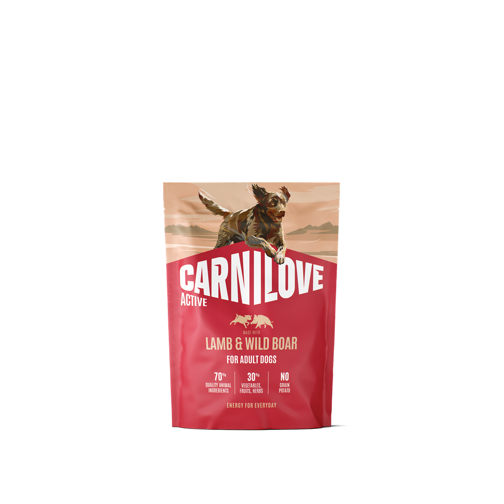 Carnilove Active Dog Adult All Breeds Lamb & Wild Boar torrfoder för hund 1,5 kg
