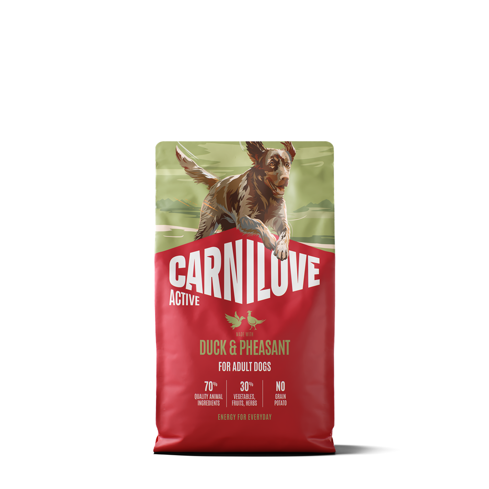 Carnilove Active Dog Adult All Breeds Duck & Pheasant torrfoder för hund 4 kg