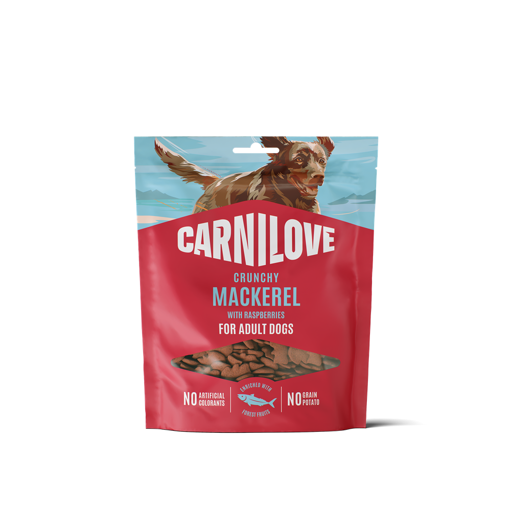 Carnilove Dog Crunchy Snack Mackerel with Raspberries - 200 g
