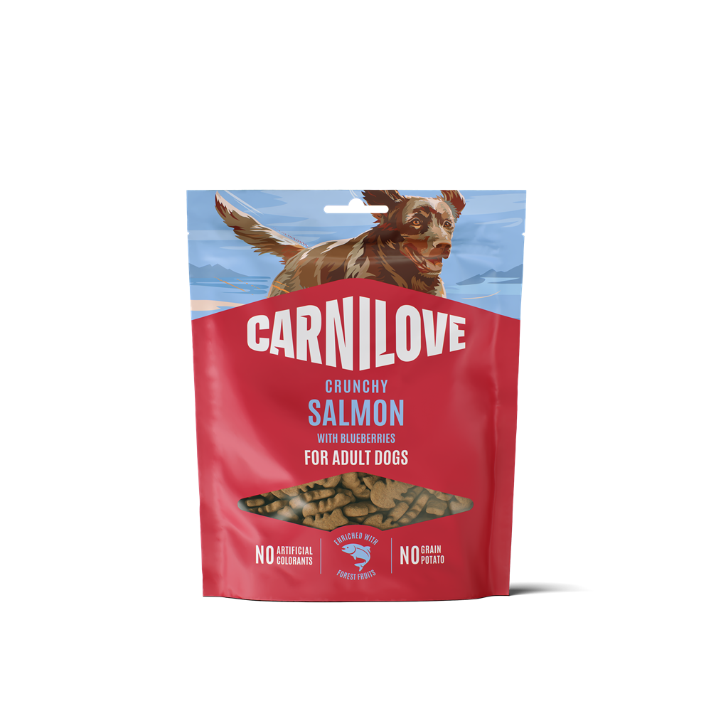 Carnilove Dog Crunchy Snack Salmon with Blueberries - 200 g