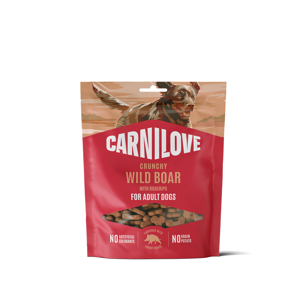 Carnilove Dog Crunchy Snack Wild Boar & Rosehips hundgodis 200 g